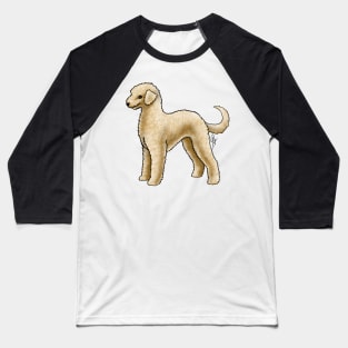 Dog - Bedlington Terrier - Unclipped Sandy Baseball T-Shirt